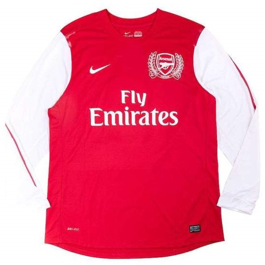 Camisa retro Arsenal 2011 2012 I jogador manga comprida